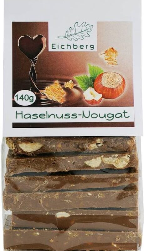 Bruchschokolade Haselnuss-Nougat 140g