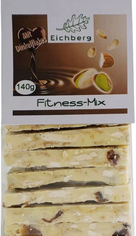 Bruchschokolade Fitness-Mix 140g