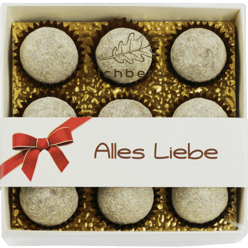 Alles Liebe / Champagner-Truffes 9 Stk.