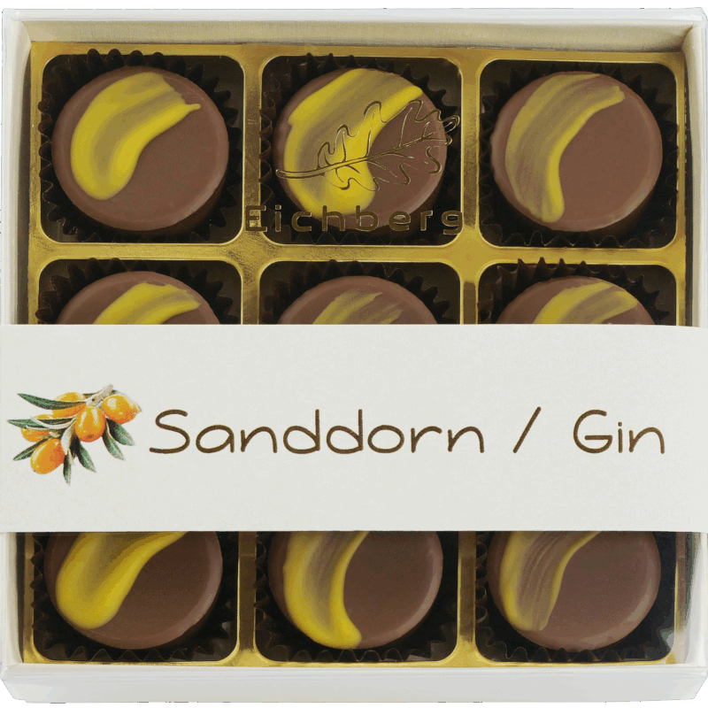 Sanddorn Gin Praline 9 Stk.
