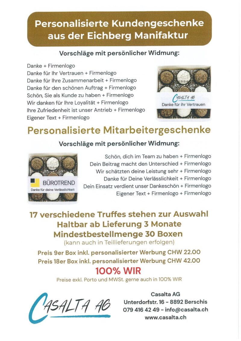 18 exklusiveTruffes mit Ihrem persönlichen Logo – Bild 2