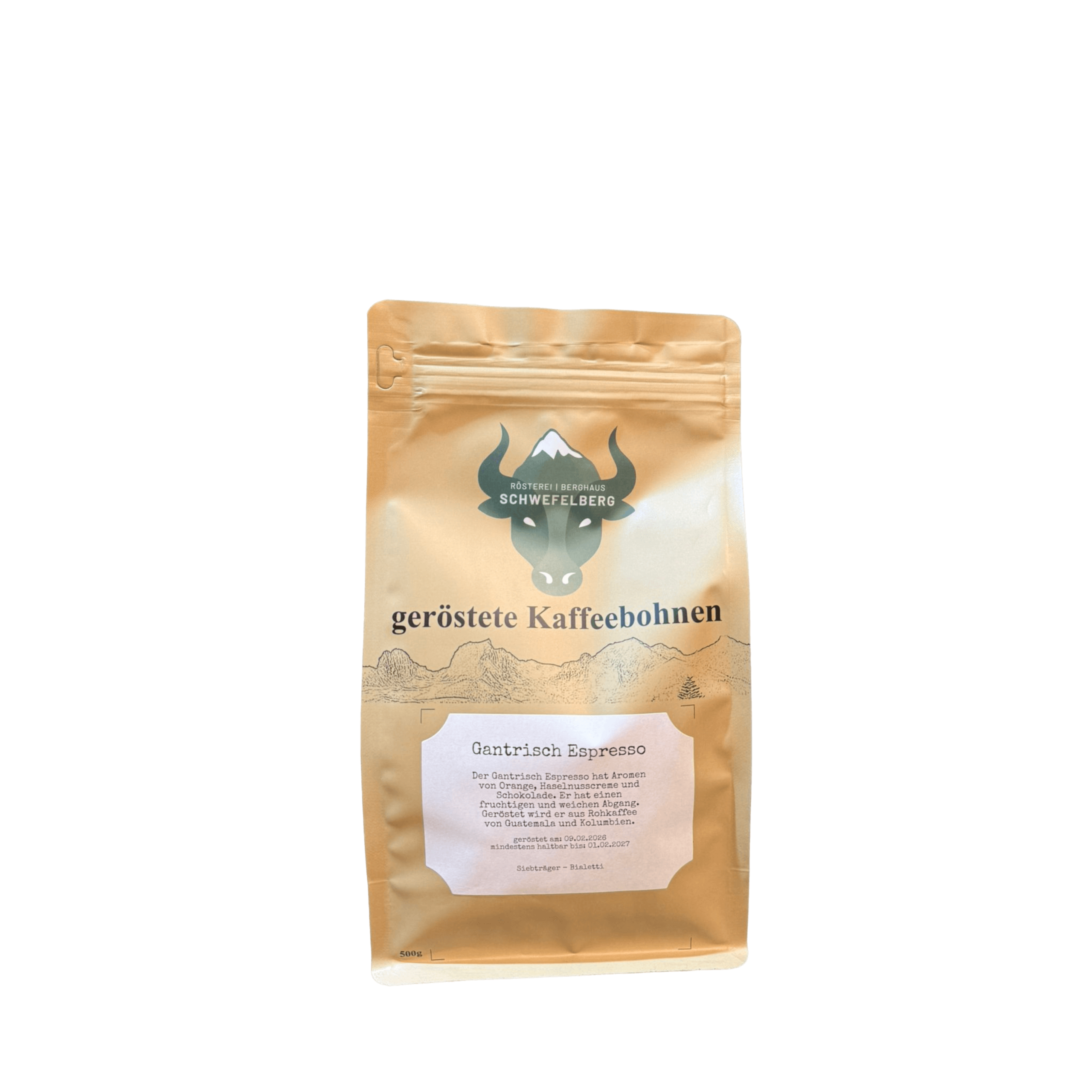 Kaffeebohnen für Siebträger - Gantrisch Espresso