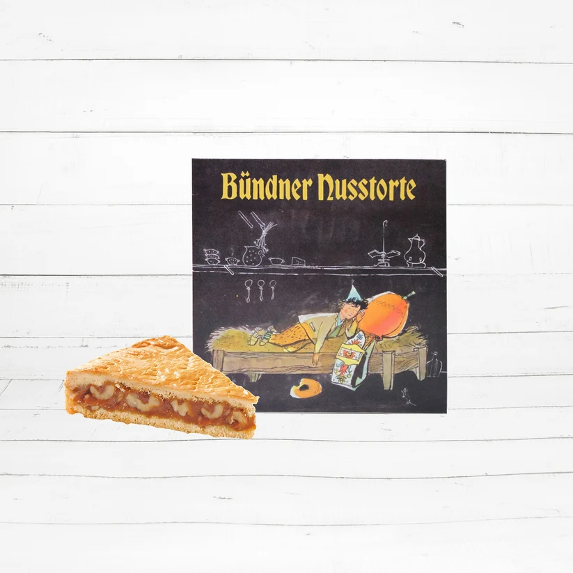 Bündner Nusstorte,26 cm, 1200g